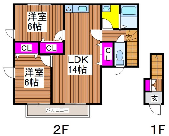 ライフステージⅡの物件間取画像